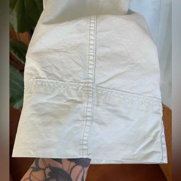 EVERLANE ORGANIC COTTON WIDE LEG ICE BLUE PANTS SZ 14 - Picture 3 of 9